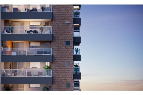 Brooklin Bricks - Perspectiva ilustrada da fachada