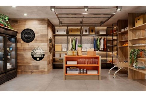 Brooklin Bricks - Perspectiva ilustrada do Delivery Space
