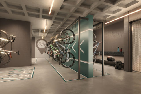 Perspectiva do Bicicletário - Gravura Perdizes