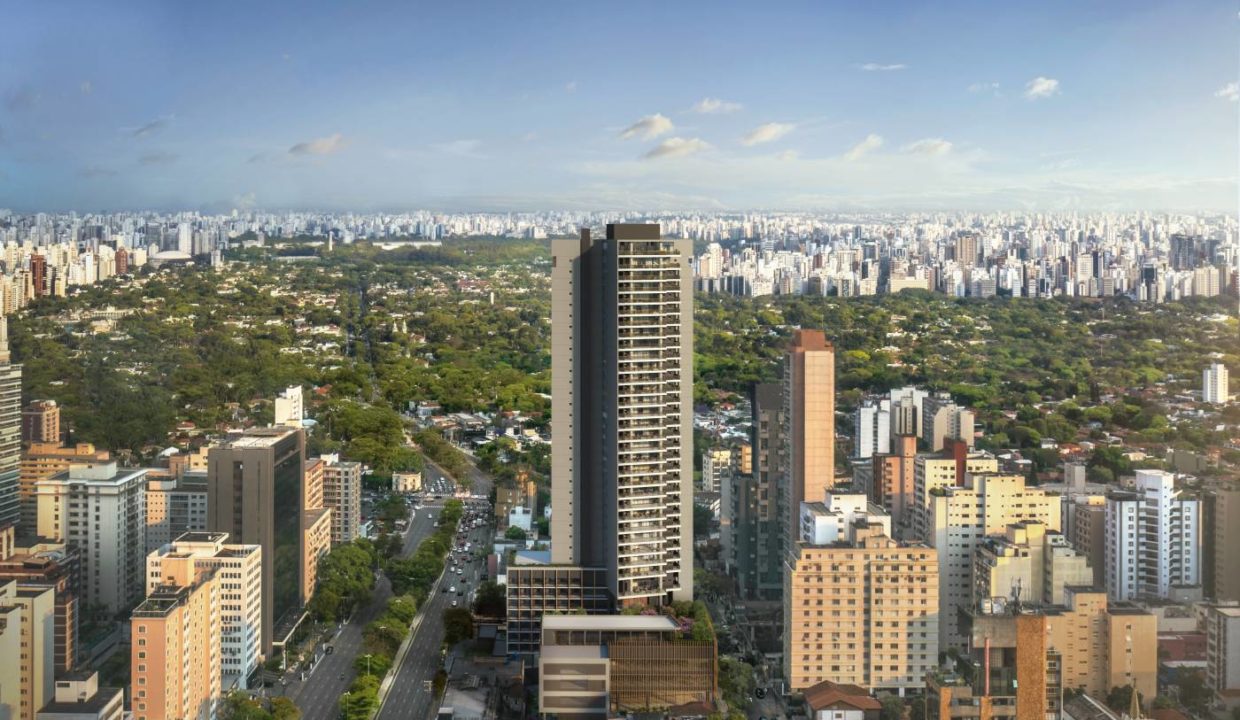 Vista Aérea Fachada H.I. Pinheiros Setin Incorporadora
