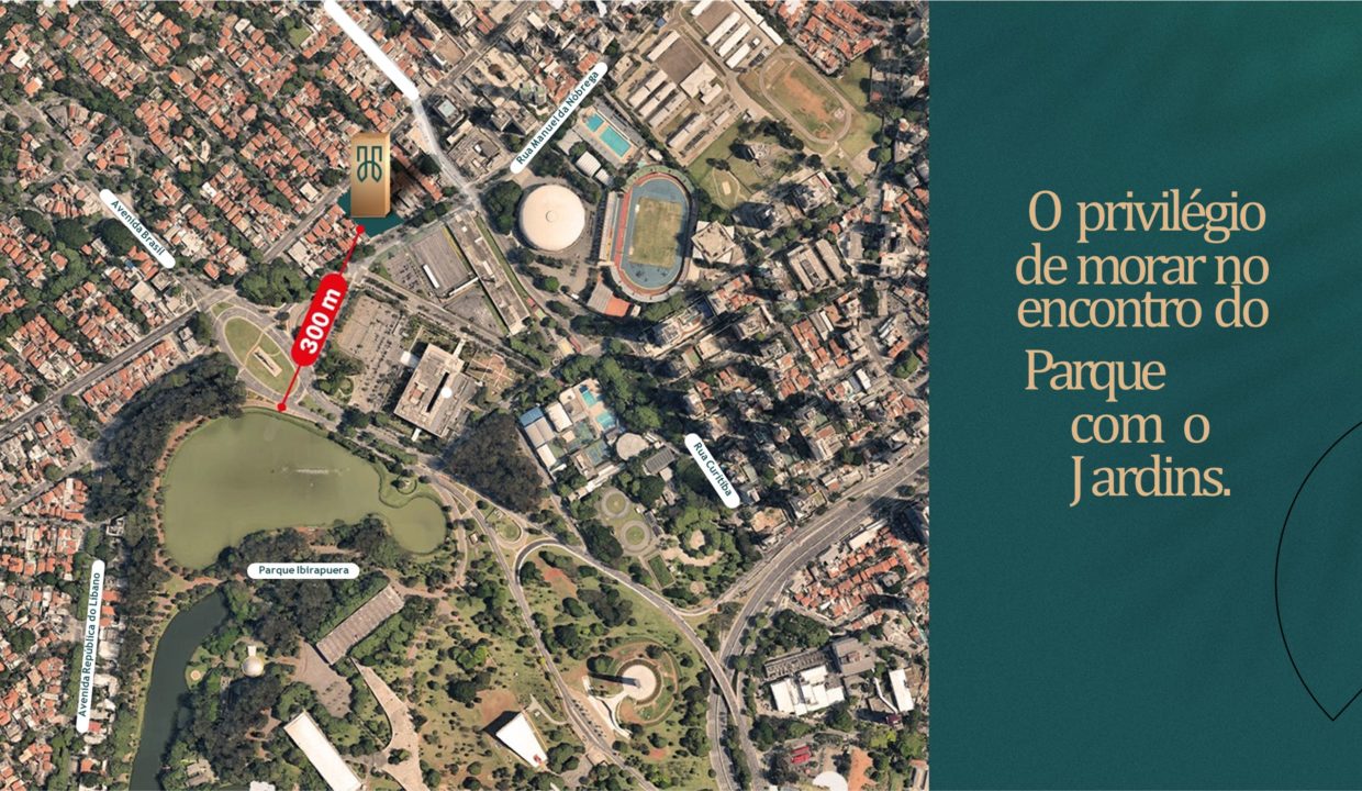 HORIZ Ibirapuera Apenas 300 metros o Parque Ibirapuera