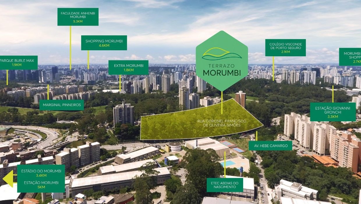 Região do Lançamento TERRAZZO Morumbi